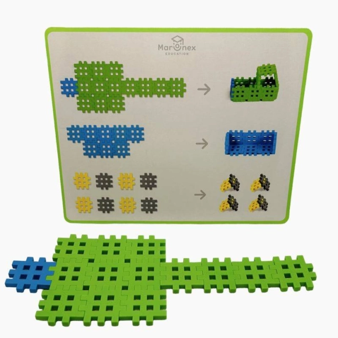 Blocchi Costruzione Mini Waffle EDU con Carte