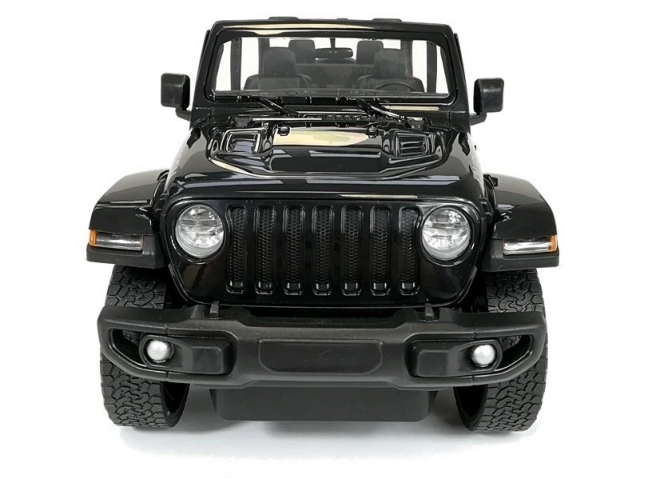 Auto telecomandata Jeep Wrangler Rubicon nero in scala 1:14