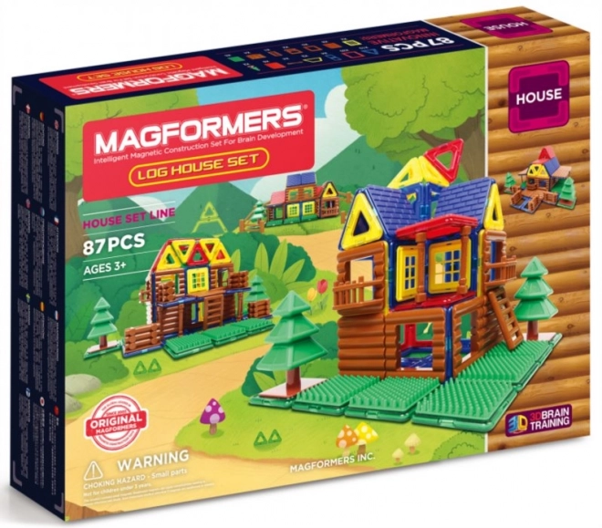 Baita in Legno Magformers 87 Pezzi