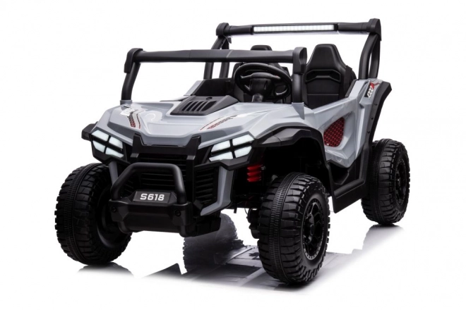 Auto elettrica per bambini 4x4 grigio