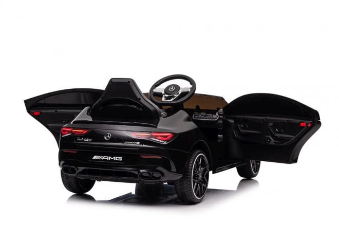 Auto elettrico per bambini Mercedes CLA 45s AMG nero 4x4