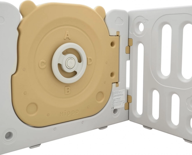 Box per bambini Modulo Ippopotamo marrone