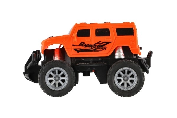 Mini truck RC 12cm arancione con luci