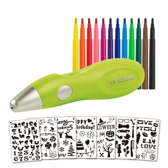 12 colori e 7 stencil per creatività senza limiti