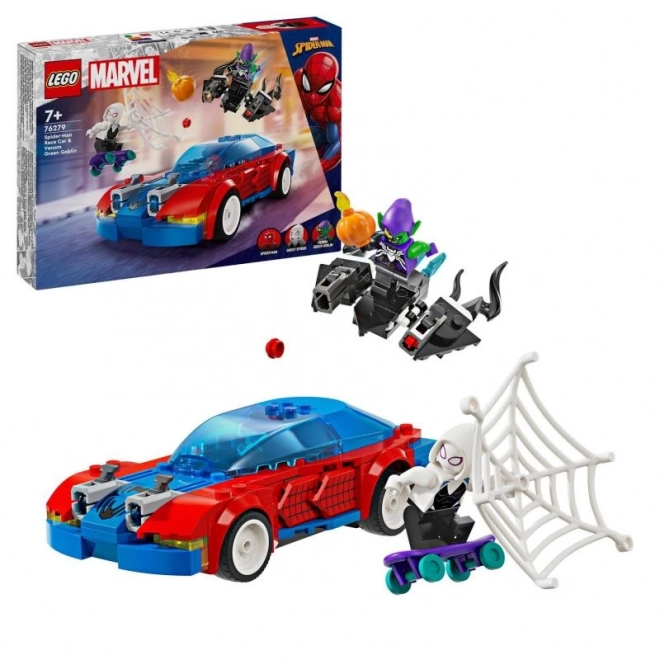 Auto da corsa Spider-Man e Goblin Verde