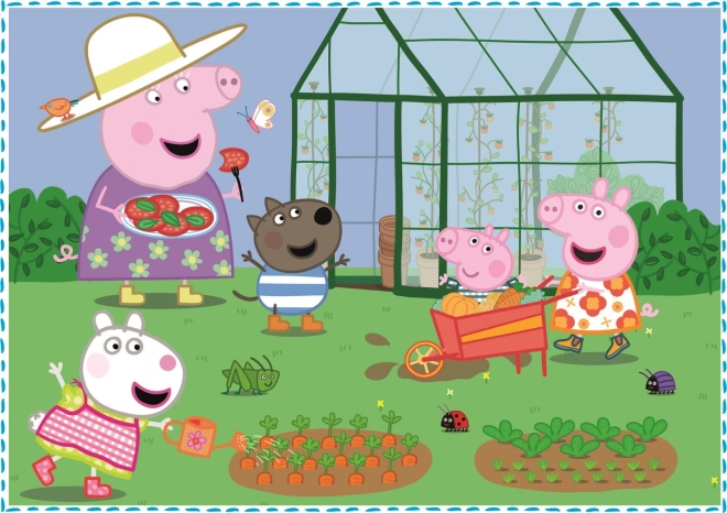 Puzzle Peppa Pig - Ricordi delle Vacanze 4 in 1