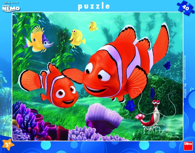 Puzzle Dino con Nemo al sicuro 40 pezzi