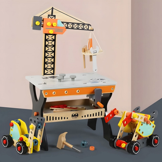 Banco da lavoro in legno per bambini Ecotoys