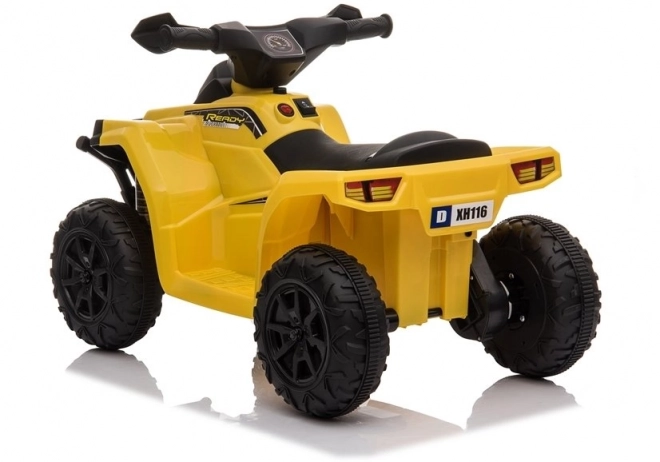 Quad elettrico per bambini giallo