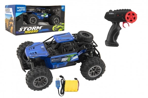 Auto RC Buggy Terreno Blu 22cm