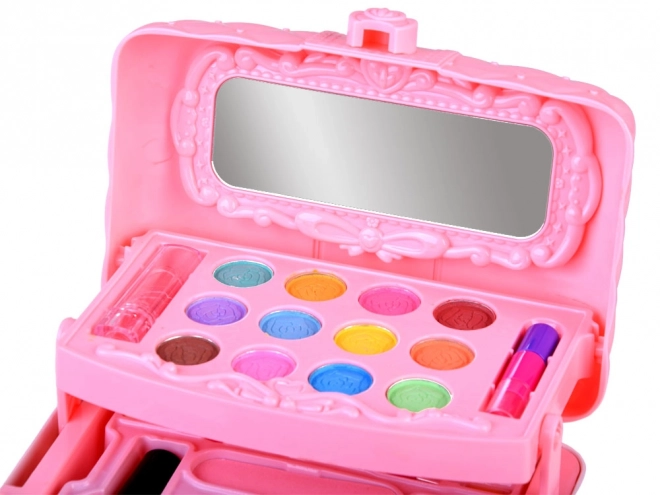 Grande beauty case rosa set trucco