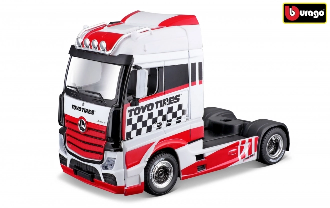 Camion Mercedes-Benz Actros Gigaspace Rosso/Bianco 1:43