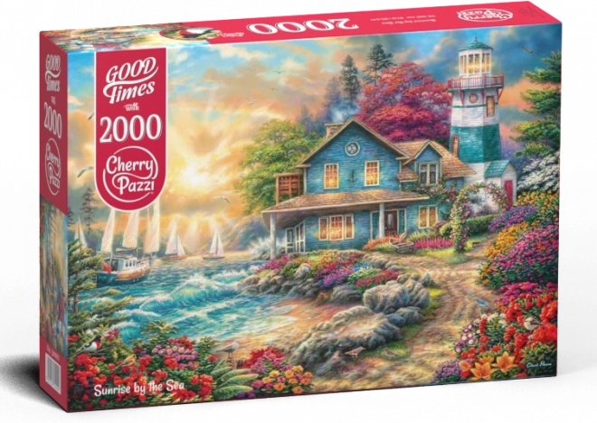 Puzzle Alba sul Mare 2000 Pezzi