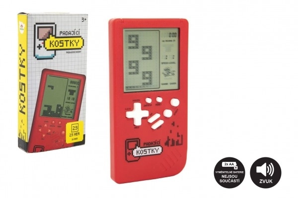 Gioco elettronico puzzle caduta blocchi verde – Rosso