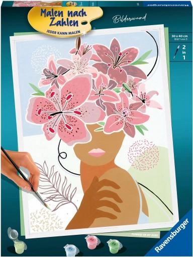 Ravensburger CreArt: fiori nella mia mente – pittura con i numeri