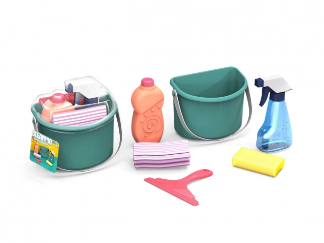 Set per pulizie con secchio e accessori