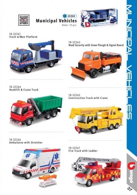 Set Veicoli di Servizio BBurago 1:43