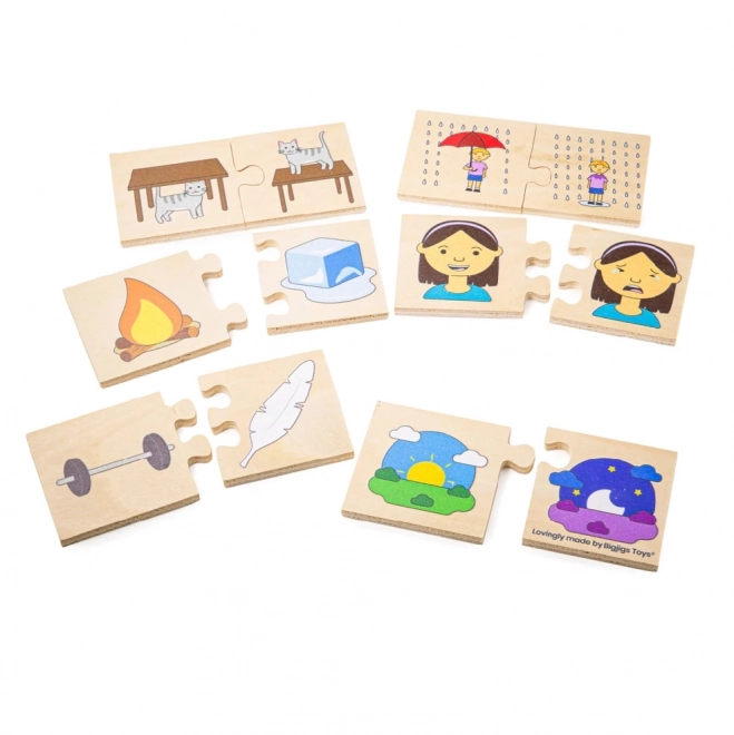 Puzzle Didattico Contrari Bigjigs Toys