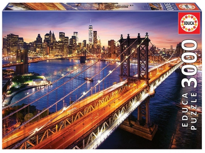 Puzzle Tramonto su Manhattan 3000 pezzi