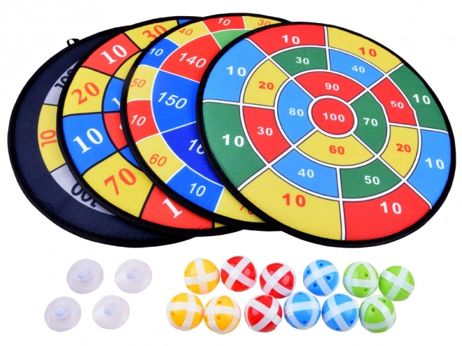 Gioco di precisione con dischi e palline a strappo