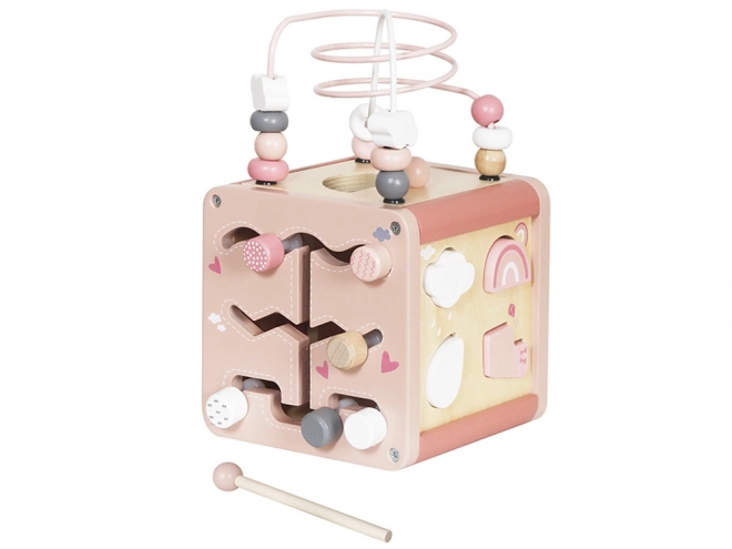 Cubo attivo in legno educativo Montessori