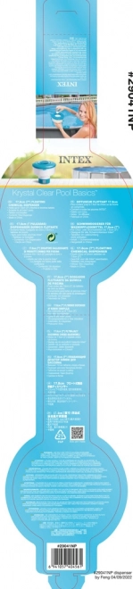 Dispenser galleggiante per prodotti chimici per piscina Intex