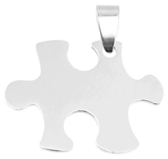 Pendente Puzzle Acciaio Chirurgico