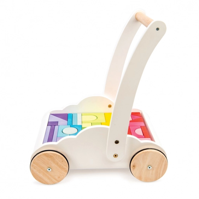 Le Toy Van carrello con mattoncini arcobaleno