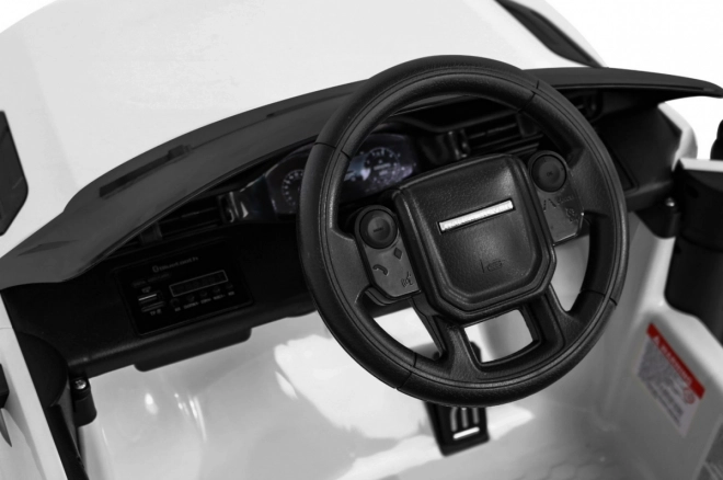 Macchina elettrica Range Rover Evoque bianca