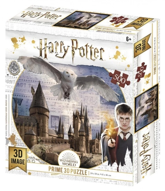 Puzzle 3D Harry Potter Scuola di Magia e Stregoneria di Hogwarts 500 pezzi