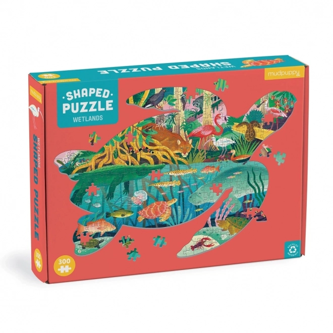 Puzzle palude a forma di tartaruga 300 pezzi