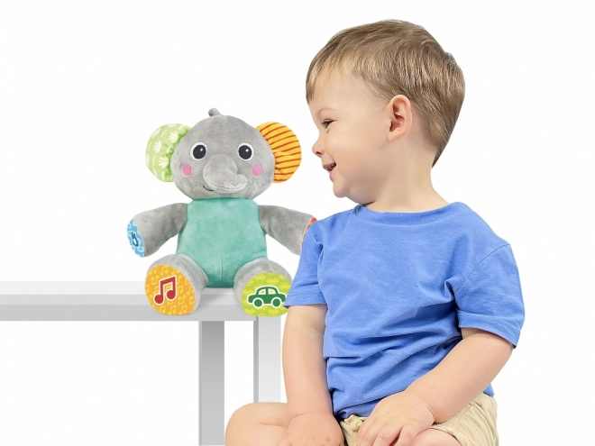 Elefante di peluche interattivo