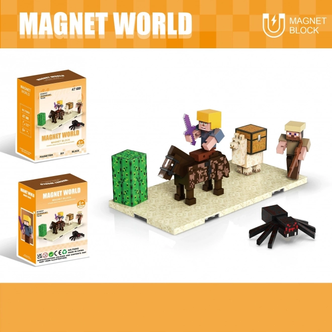 Kit Magnet World Convoglio Del Deserto