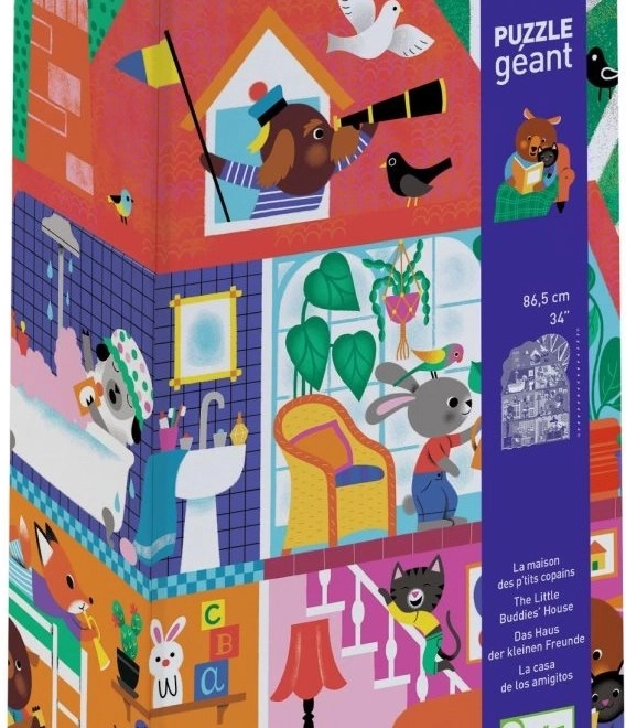 Puzzle pavimento sagomato Casetta 36 pezzi