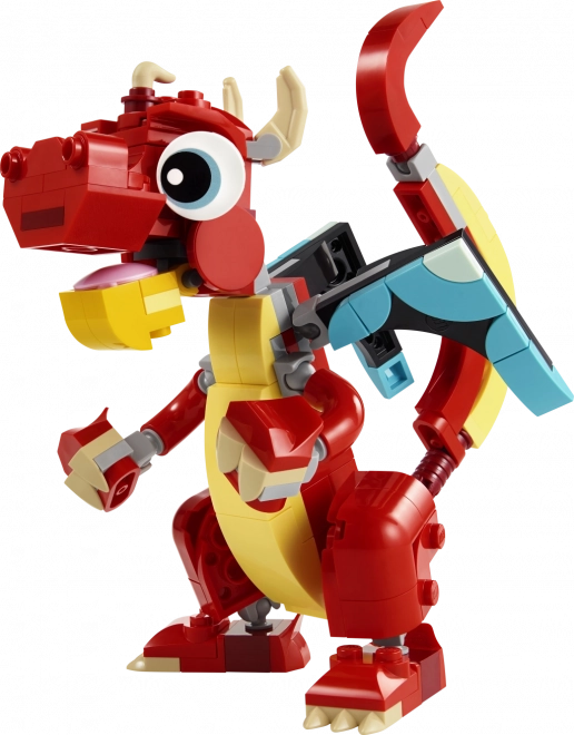 Drago Rosso LEGO Creator 3 in 1