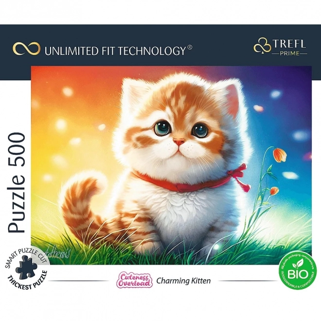 Puzzle Trefl UFT Sovraccarico di dolcezza: Gattino magico 500 pezzi