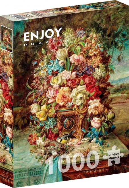 Enjoy Puzzle Natura con Cinciallegra 1000 Pezzi