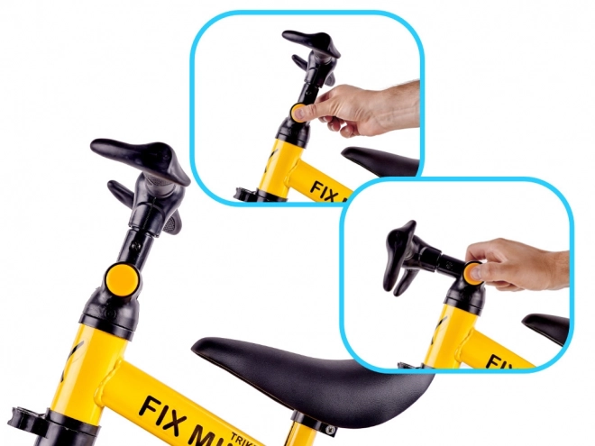 Bicicletta Triciclo Fix Mini 3 in 1 con Pedali Bianco