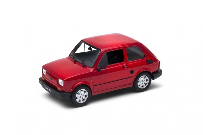 Modello Fiat 126P Maluch in scala 1:24 rosso