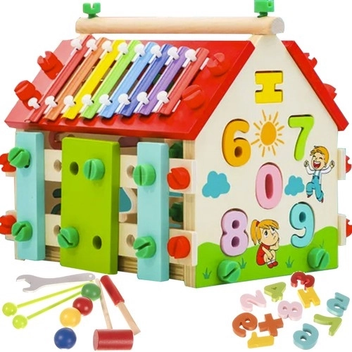 Casa educativa in legno per bambini