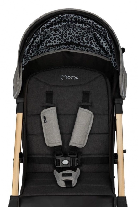 Passeggino sportivo MoMi Estelle Dakar leopard grigio