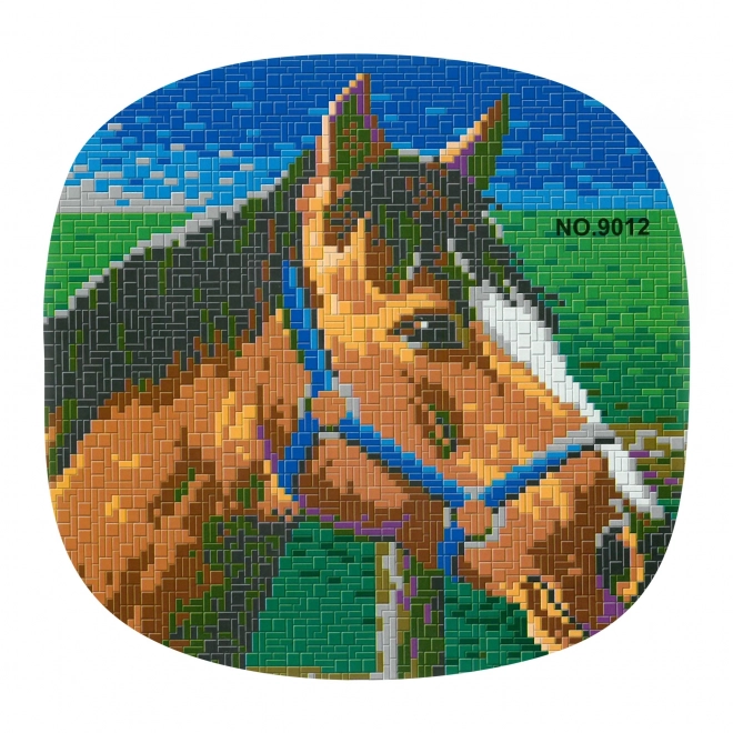 Grande mosaico cavallo per bambini