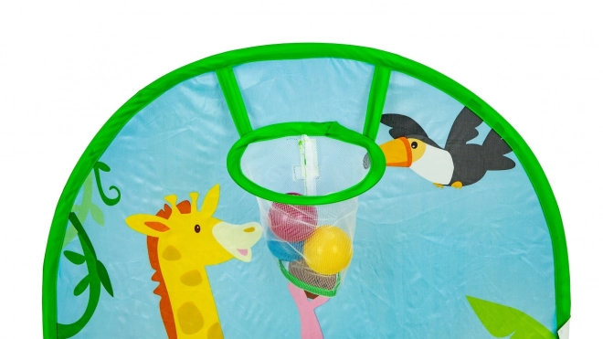 Tenda piscina secca per bambini con 50 palline