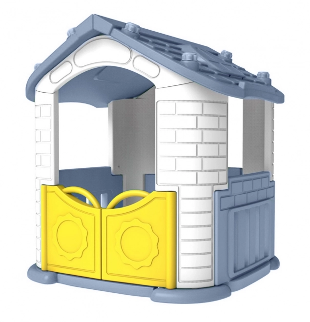 Grande casa con vestibolo 5 in 1 Tetto blu