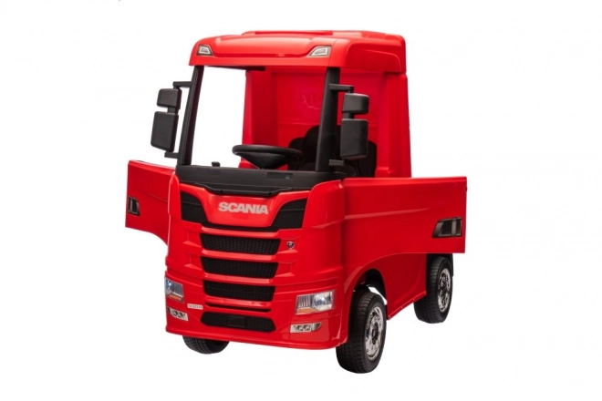 Auto elettrico Scania rosso 4x4