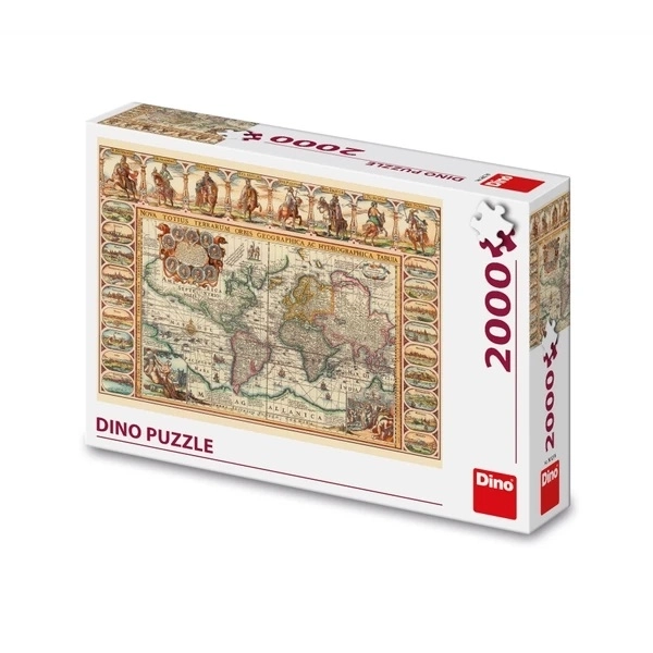 Puzzle mappa storica del mondo 2000 pezzi