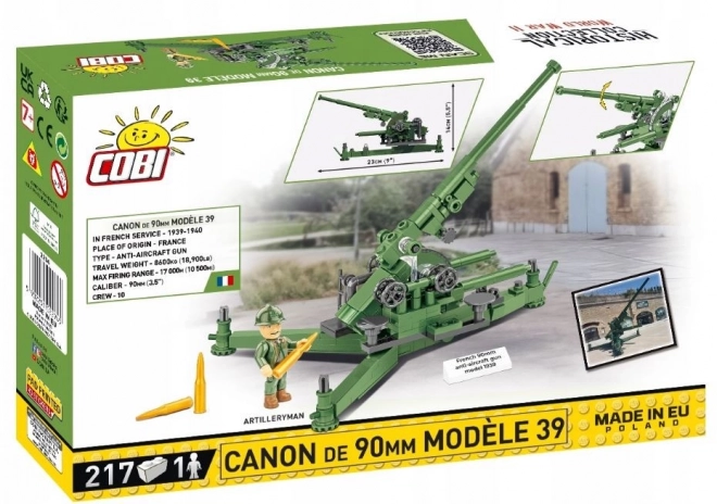 Cobi cannone francese da 90 mm Modèle 39