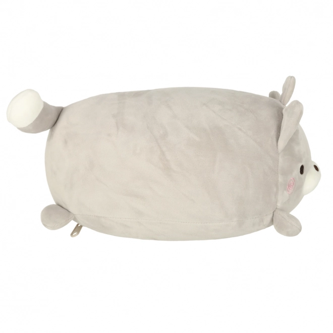 Cuscino da viaggio magico 2 in 1 mascotte gattino bretzel