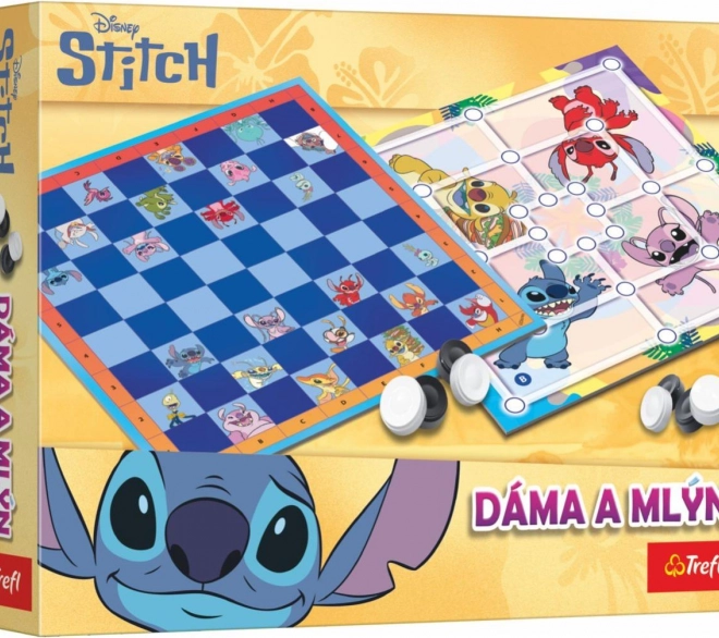 Dáma e Mulino Lilo & Stitch gioco da tavolo