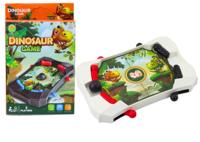 Gioco di abilità mini gioco dinosauro palla bianca